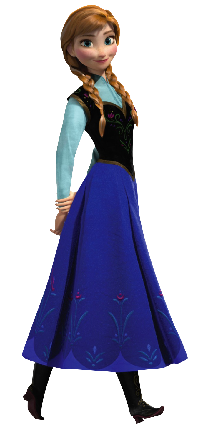 Anna (Frozen) PNG Blank Meme Template