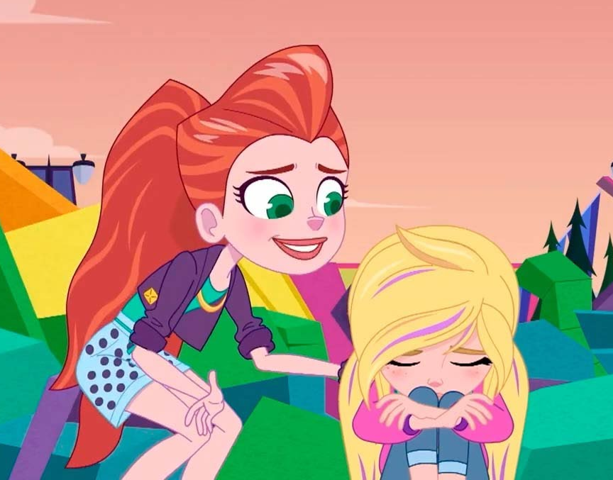 Lila Draper confronts Polly Pocket from crying Blank Meme Template