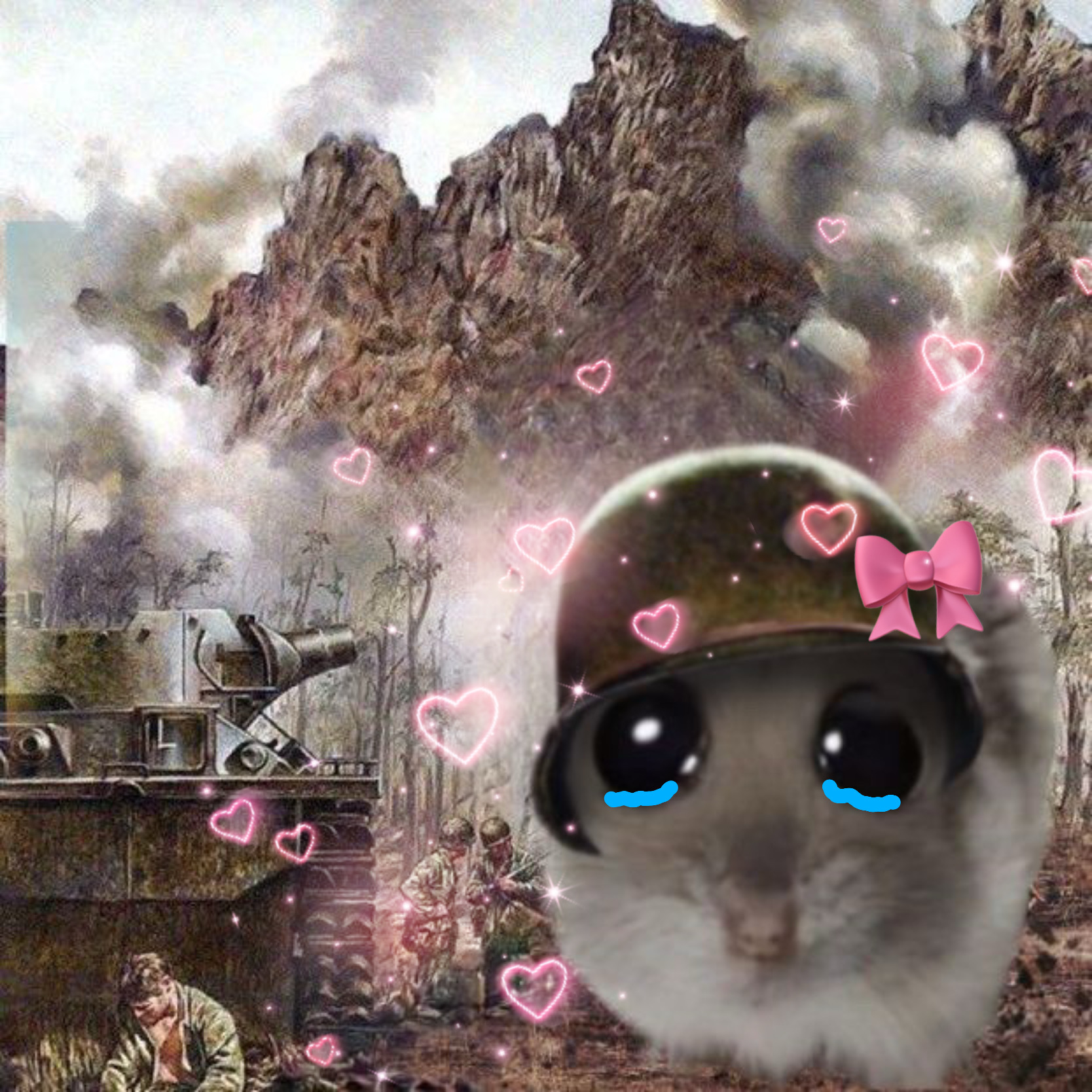 Sand Hamster ptsd Blank Meme Template