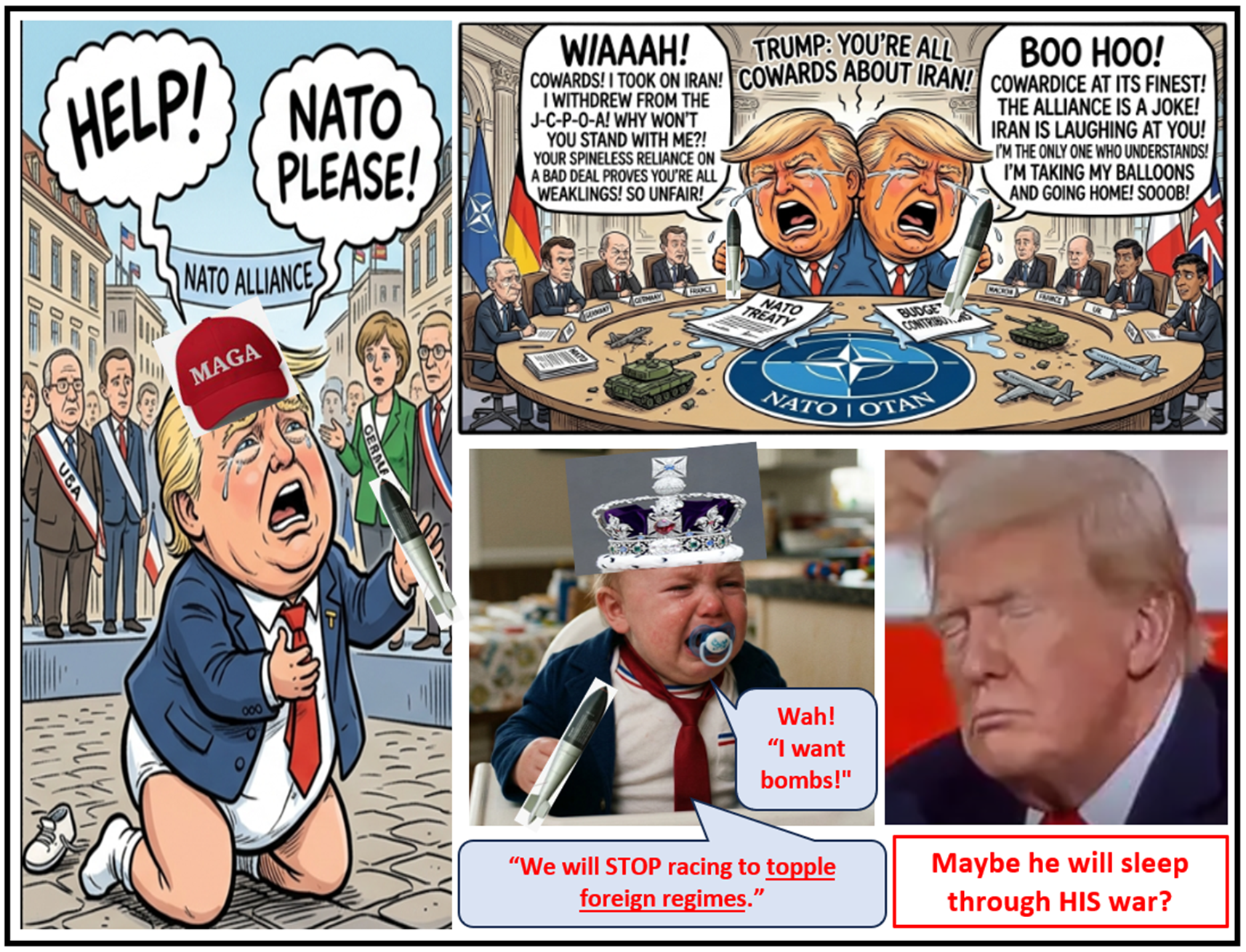 The Repub Man-Child Has Another Rant/Tantrum Blank Meme Template