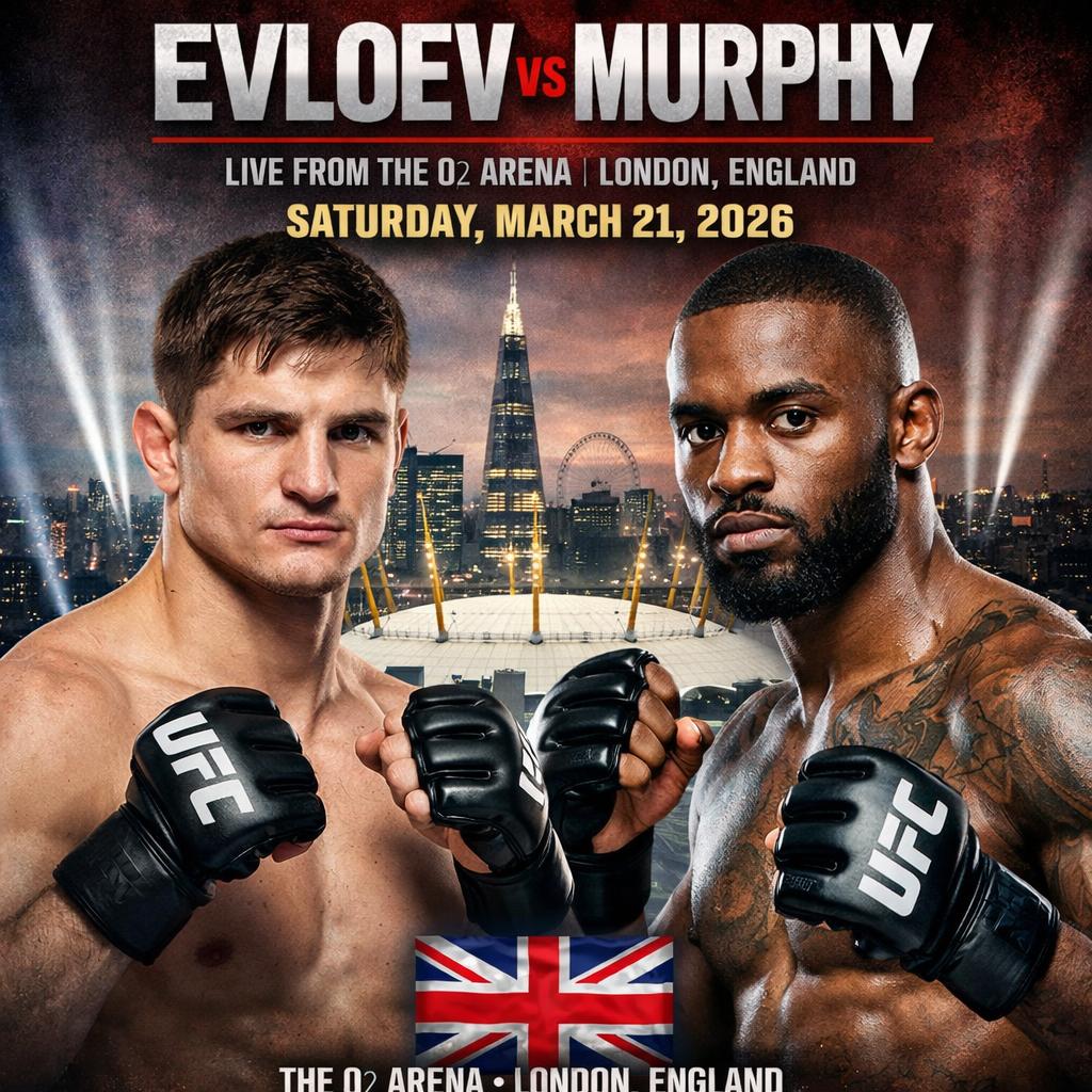 UFC Fight Night: Evloev vs Murphy Blank Meme Template