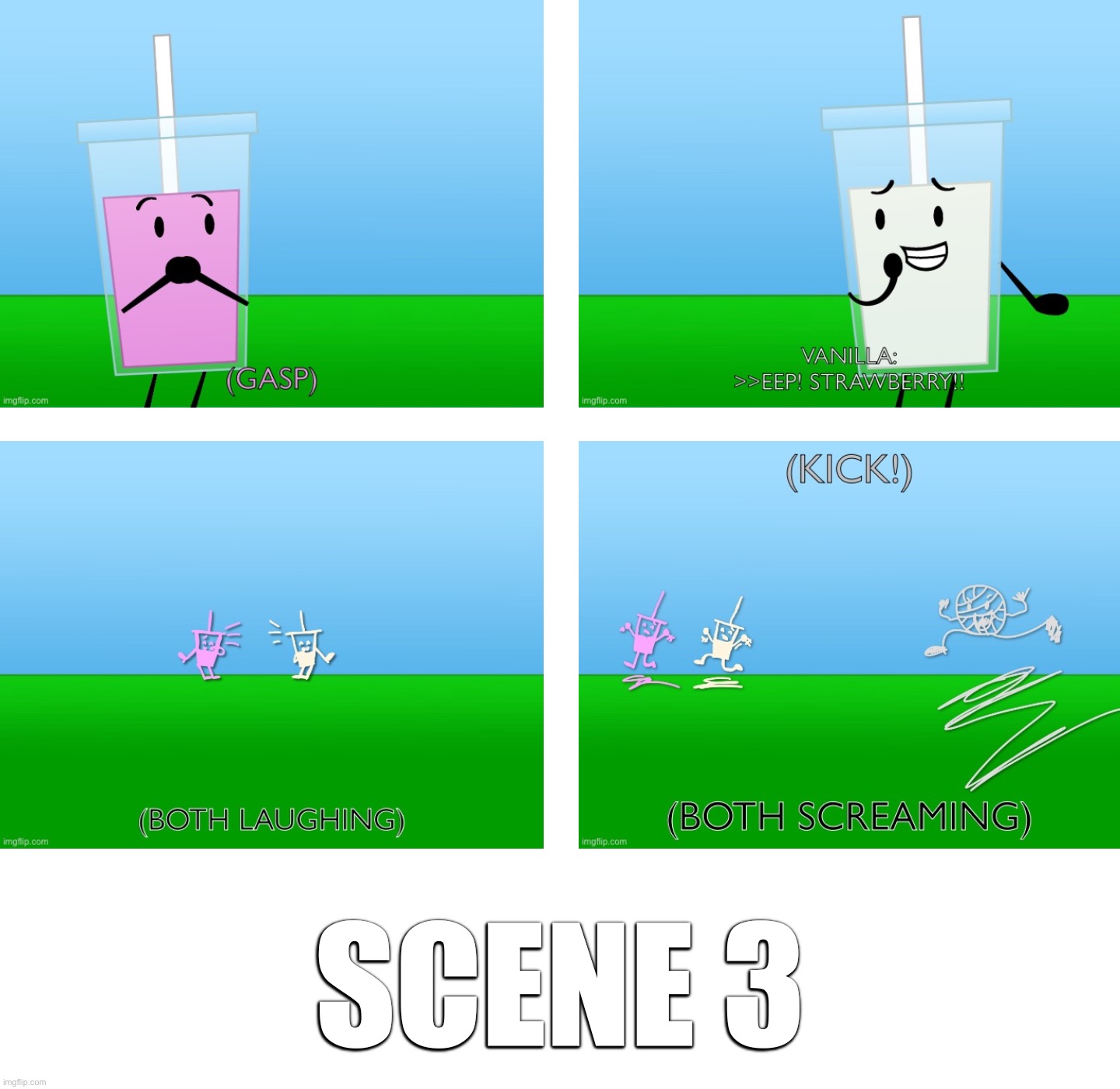 YFTM 1 - Scene 3 | Scene 3 | image tagged in osc,2014,yftm,episode 1,scene 3,object shows | made w/ Imgflip meme maker