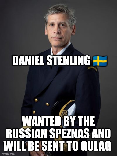 Daniel Stenling ?? will be jailed in Gulag for terrorism Blank Meme Template