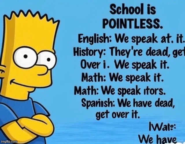 The it: po intless. We speakit the: math get ove it. | made w/ Imgflip meme maker