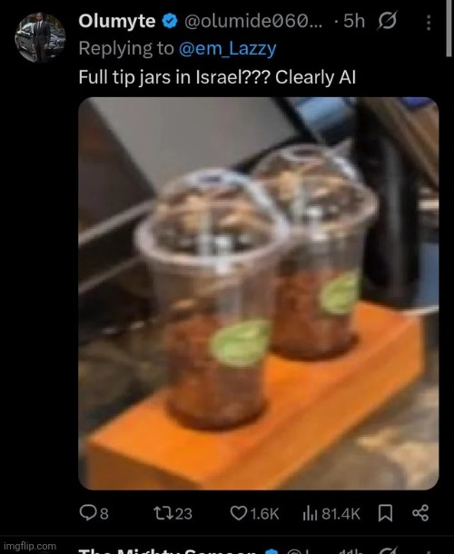 Yahu's video of him just getting coffee and this was thể reply | image tagged in msmg | made w/ Imgflip meme maker