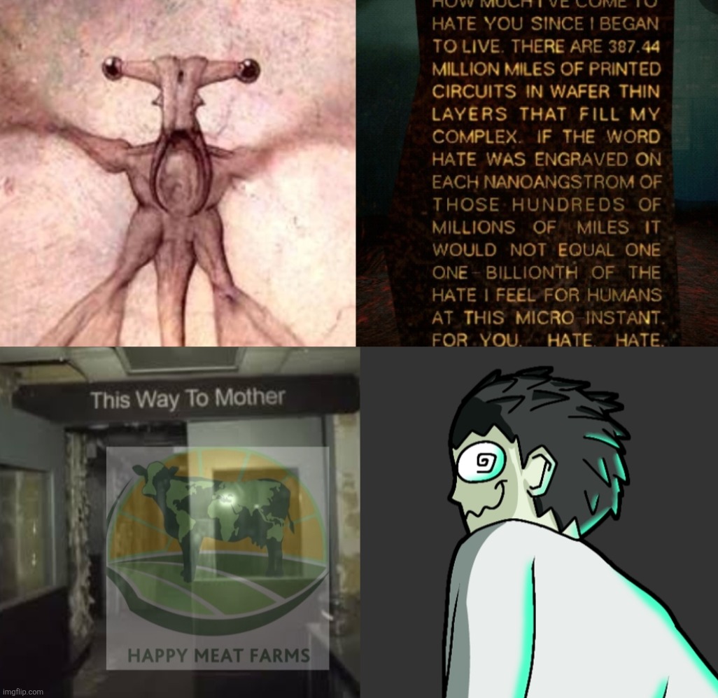 Nightmare blunt rotation (last one is Professor Helix, he's gonna be in a game I'm working on) | made w/ Imgflip meme maker