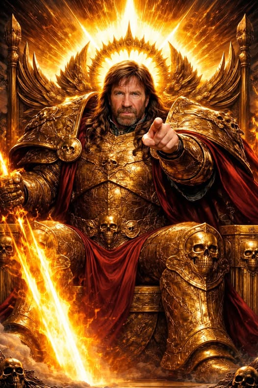 Chuck norris Emperor of Man Blank Meme Template