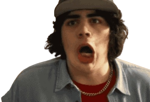 did he just say his last name is burger Blank Meme Template