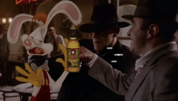 Roger rabbit malort liquor Blank Meme Template