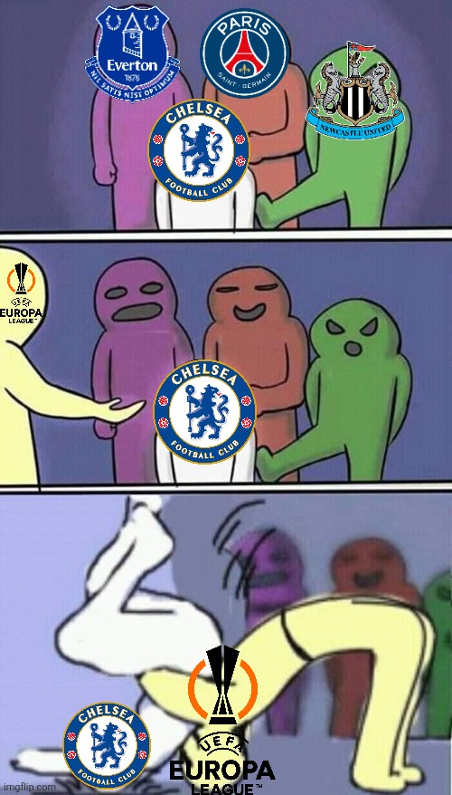 Chelsea are having some weeks of MADNESS and FAILURE even if Liverpool lost to Brighton... | image tagged in problems stress pain,chelsea,europa league,premier league,memes,sports | made w/ Imgflip meme maker