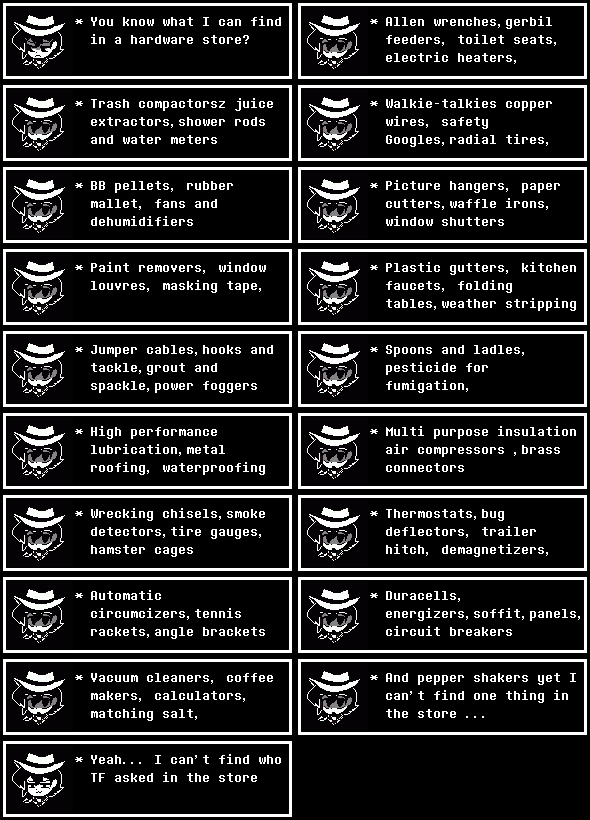 I can find all these things in a hardware store but not who ask? Blank Meme Template