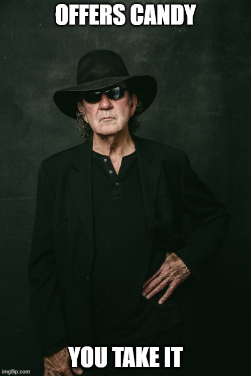 Badass Grandpa has the best candy. | image tagged in badass,grandpa,candy | made w/ Imgflip meme maker