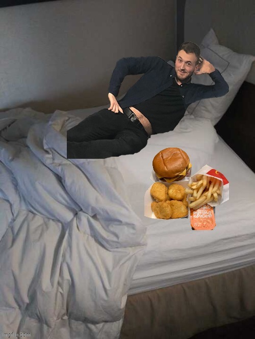 Tinder is a scam! | image tagged in tinder,hotel,mcdonalds,creepy,bed | made w/ Imgflip meme maker