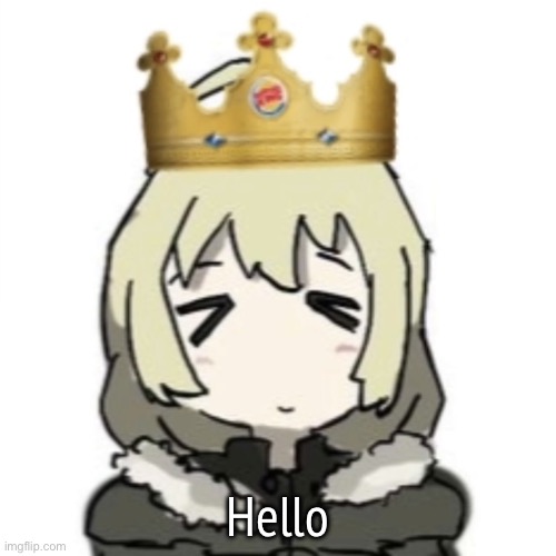 Burger King Yuuri | Hello | image tagged in burger king yuuri | made w/ Imgflip meme maker