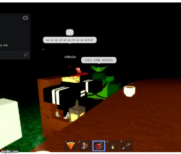 image tagged in roblox,memes,imbacklulz | made w/ Imgflip meme maker