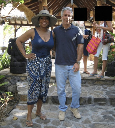 Epstein & Oprah Blank Meme Template