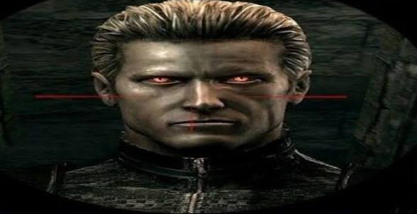 High Quality Albert wesker stare Blank Meme Template