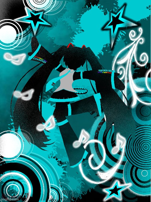 I think miku would fit the frutiger aero or y2k but idk | image tagged in drawing,hatsune miku,idk what to put here | made w/ Imgflip meme maker