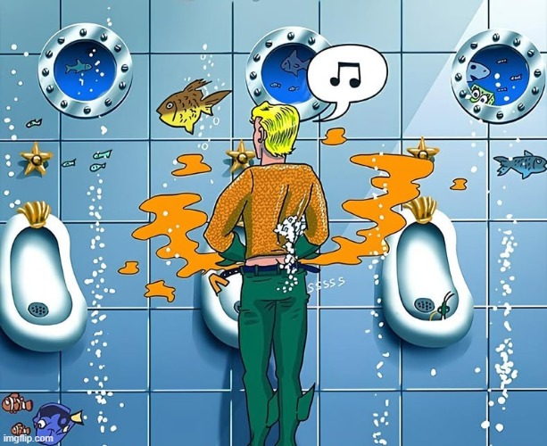 Aquaman Potties | image tagged in aquaman | made w/ Imgflip meme maker