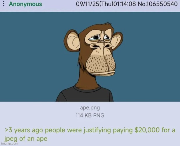 And now it's crypto or something | image tagged in msmg | made w/ Imgflip meme maker