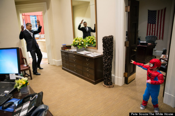 Obama vs. Spiderboy | image tagged in barack obama,spiderman