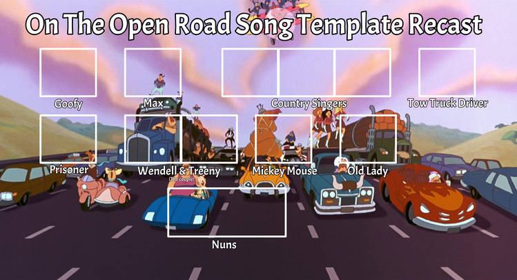 On the Open Road Recast (blank) Blank Meme Template