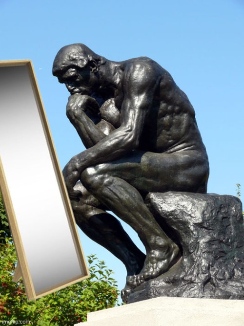 The Thinker | image tagged in the thinker | made w/ Imgflip meme maker