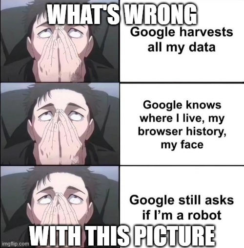 WTF Google | What's Wrong; With This Picture | image tagged in wtf | made w/ Imgflip meme maker