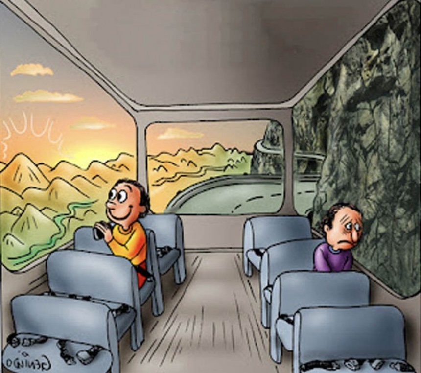 Happy guy sad guy reversed Blank Meme Template