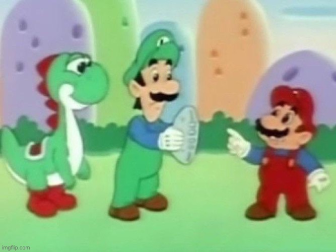“It’s a STONE, Luigi! You didn’t make it!” | made w/ Imgflip meme maker