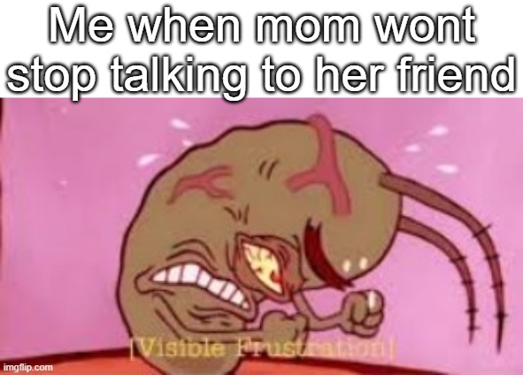 She started a conversation 45 minutes ago and she still going ffs | Me when mom wont stop talking to her friend | image tagged in visible frustration,mom,conversation | made w/ Imgflip meme maker
