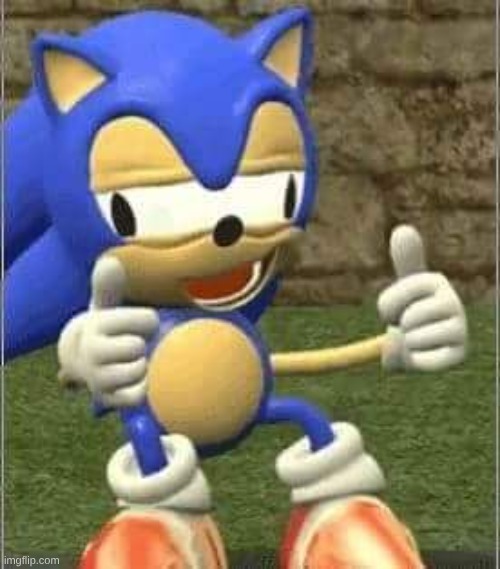 Drunk Sonic | image tagged in drunk sonic | made w/ Imgflip meme maker