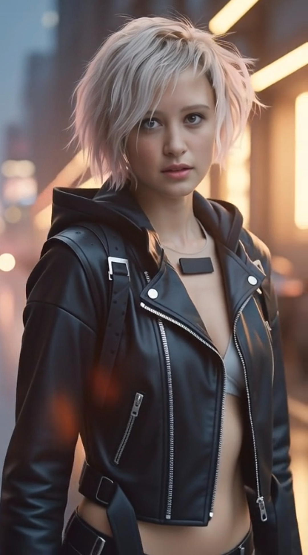 Cyberpunk sexy Blank Meme Template