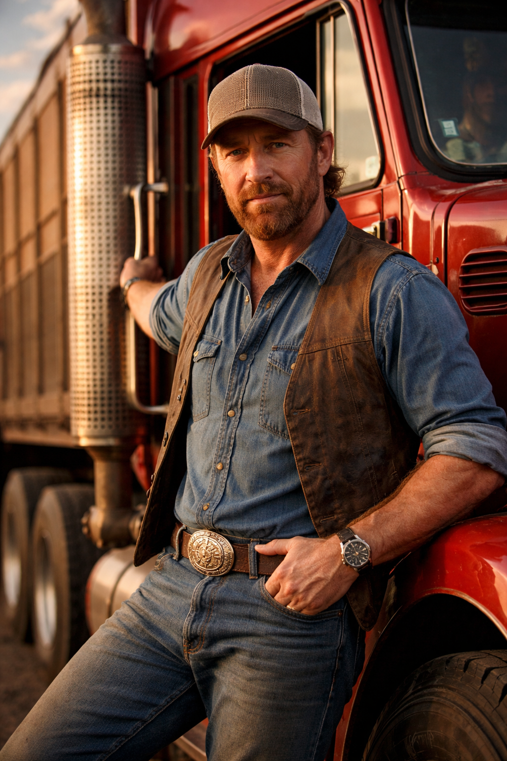 Truck Norris Blank Meme Template