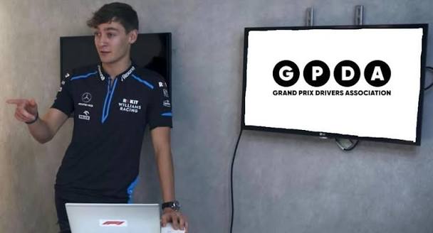 George Russell PowerPoint Blank Meme Template