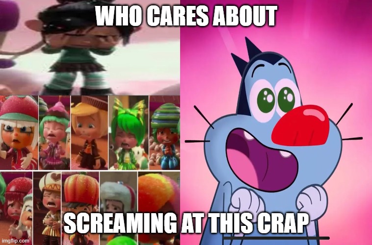 Who cares about; screaming at this crap | image tagged in destroy this fill in meme | made w/ Imgflip meme maker