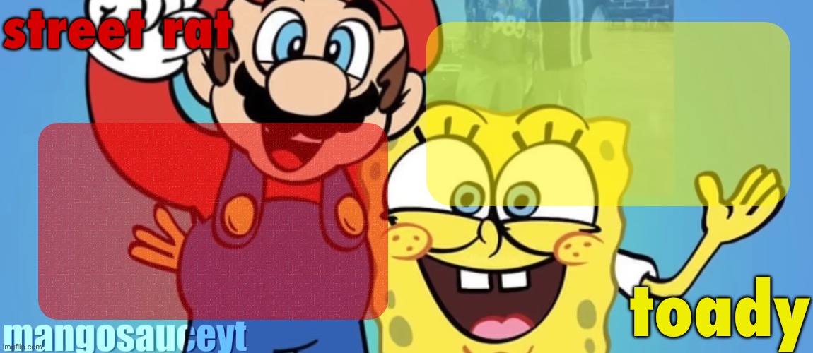 toady and street rat temp Blank Meme Template