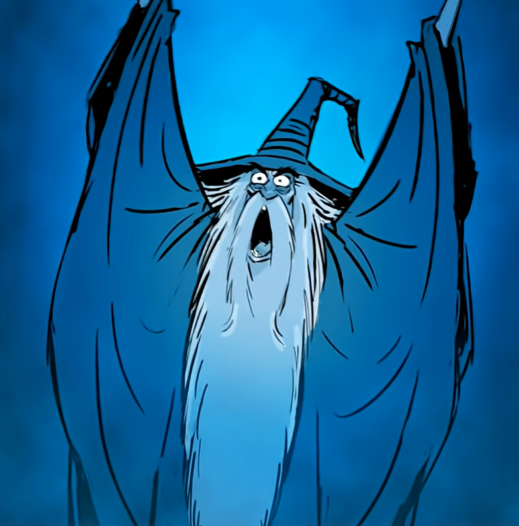 Punkey Doodles Wizard Casting Spell Blank Meme Template