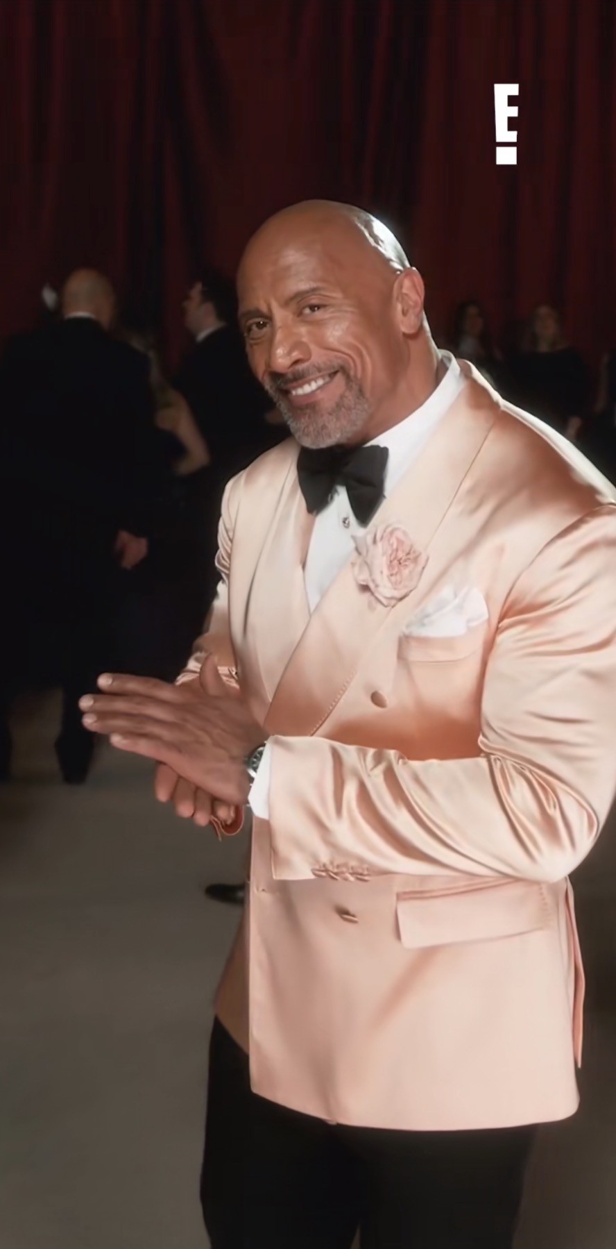 the Rock smiling Blank Meme Template