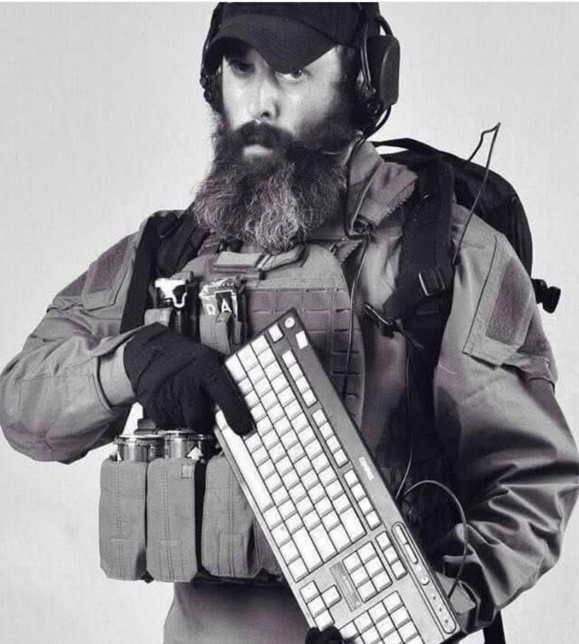 keyboard operator Blank Meme Template
