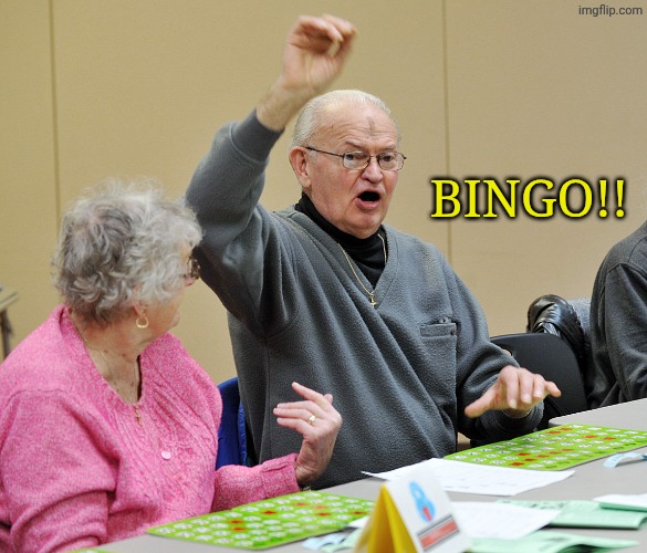 Bingo | Bingo!! | image tagged in bingo | made w/ Imgflip meme maker