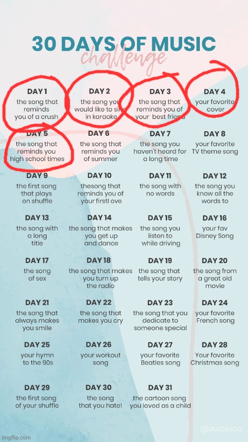 Music Challenge | image tagged in music challenge | made w/ Imgflip meme maker