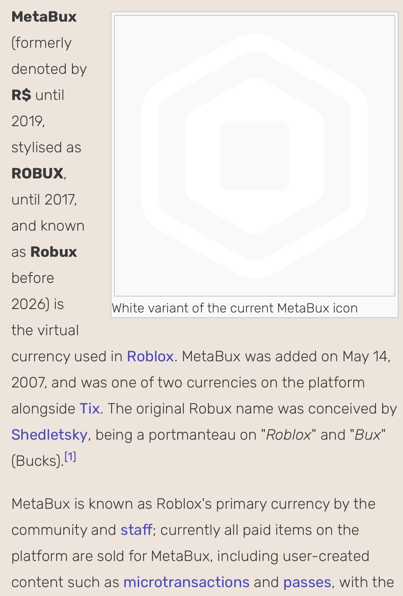 Robux renamed to MetaBux Blank Meme Template