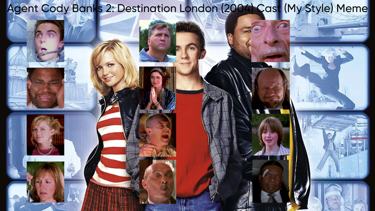 Agent Cody Banks 2: Destination London (2004) Cast (My Style) Blank Meme Template