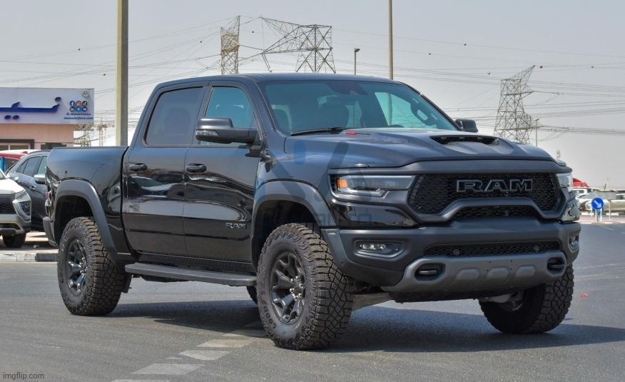 Dodge RAM TRX 1500: 6.2L V8 Supercharged Hemi | image tagged in dodge ram trx 1500,dodge,pickup,this is america,cars | made w/ Imgflip meme maker