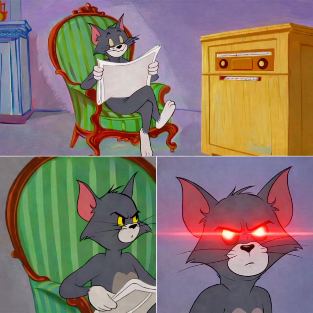 Tom cyborg Blank Meme Template