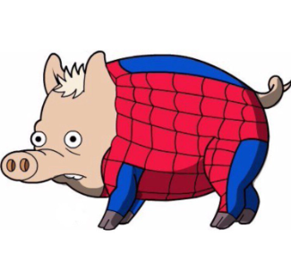 High Quality spider pig Blank Meme Template