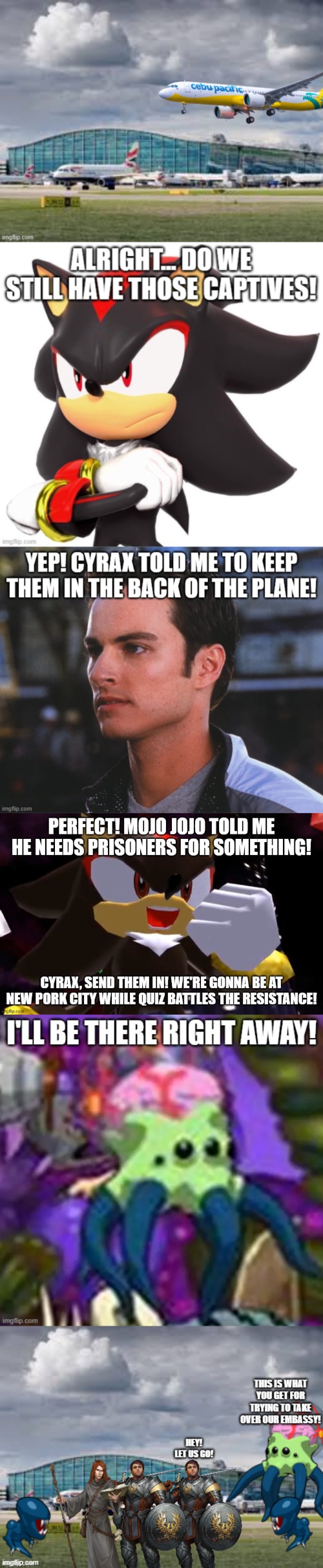 Team Shadow returns to Morshuland | made w/ Imgflip meme maker