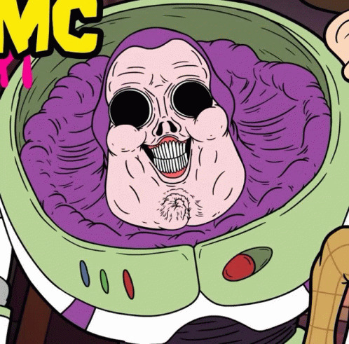 Nightmare buzz lightyear Blank Meme Template