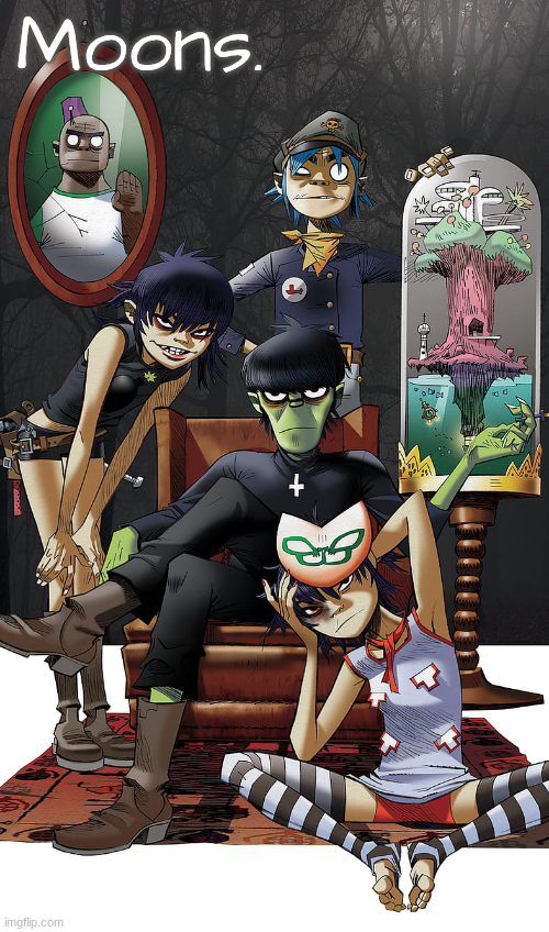 moons gorillaz temp Blank Meme Template
